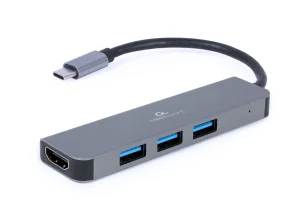 Gembird USB-C 2v1 multiport hub s HDMI