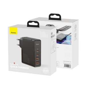 Baseus CCGAN2P-L01 GaN2 Pro Quick Nabíječka 2xUSB + 2xUSB-C 100W Black - obrázek 4