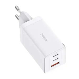 Baseus CCGP120202 GaN5 Pro Quick Nabíječka USB + 2x USB-C 65W White - obrázek 5
