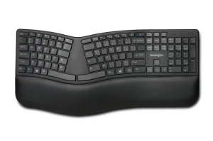 Kensington Pro Fit Ergo/Bezdrátová USB + Bluetooth/UK layout/Černá