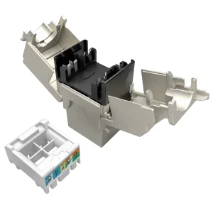 MULTIPACK 24 ks - samořezný keystone Solarix CAT5E STP SXKJ-5E-STP-BK-SA - obrázek 5
