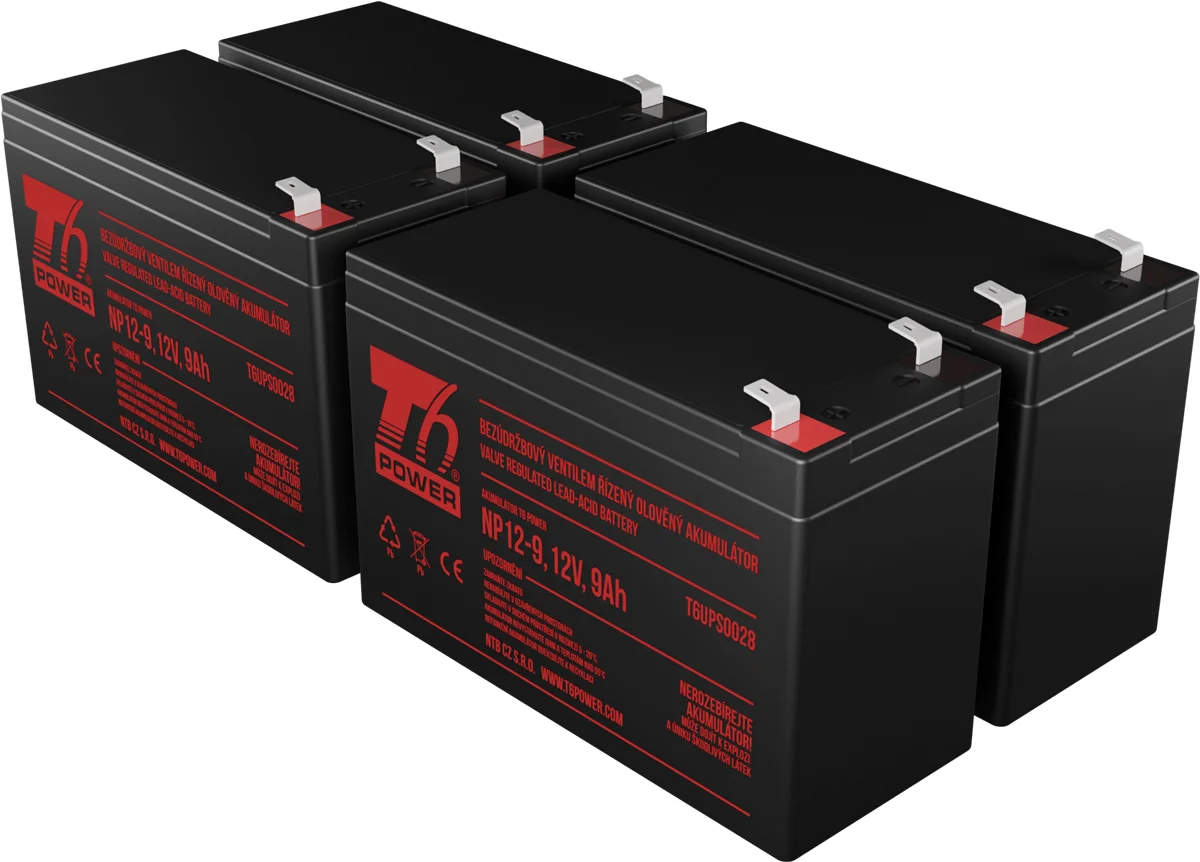 T6 Power RBC24, RBC115, RBC116, RBC132, RBC133, RBC57, RBC159 - battery KIT