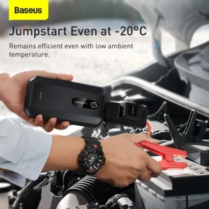 Baseus power banka Super Energy Air 10000 mAh se startovacími kabely černá - obrázek 3