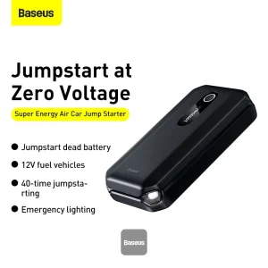 Baseus power banka Super Energy Air 10000 mAh se startovacími kabely černá - obrázek 8