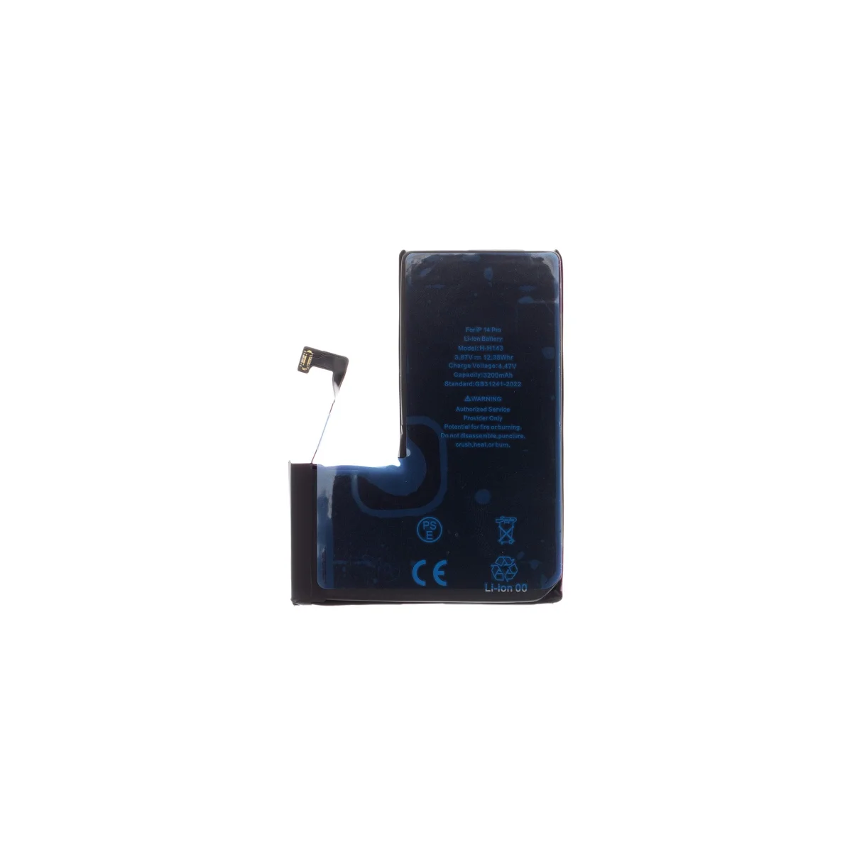 Baterie pro iPhone 14 Pro 3200mAh Li-Ion Resetted (Bulk)