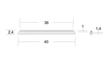 Trubičková Ochrana Optického sváru 40mm průhledná 100ks