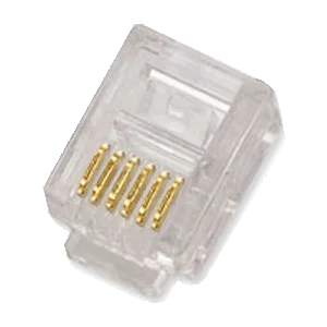 DATACOM Konektor RJ12 UTP lanko 6p6c bal.100ks