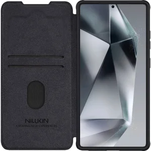 Nillkin Qin Book PRO Pouzdro pro Samsung Galaxy S25 Ultra Black - obrázek 2