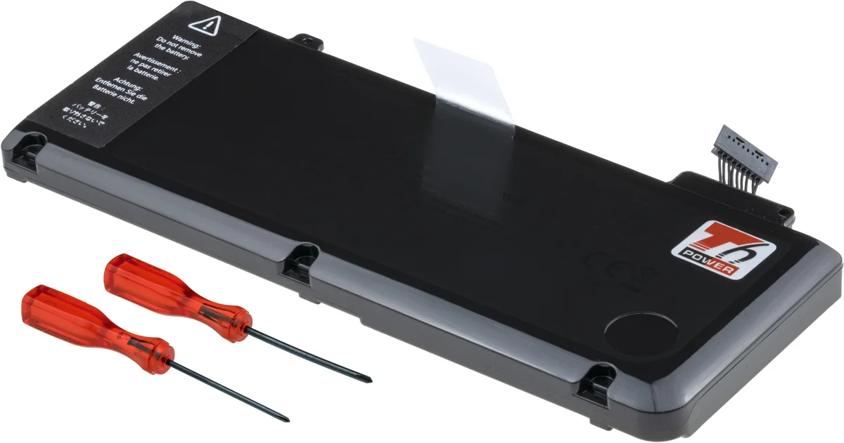 Baterie T6 Power pro Apple MacBook Pro 13" 2009, 2010, 2011, 2012, 5800mAh, 63Wh, 6cell, Li-pol