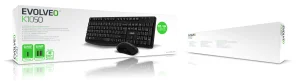 EVOLVEO K1050, tichý set bezdr. klávesnice a - obrázek 2