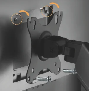 Držák monitoru Brateck LDA32-114E dvě ramena vedle sebe mechanická pružina nástěnný - obrázek 2