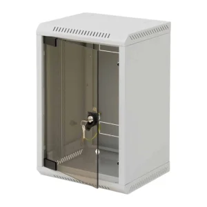 10" rack jednodílný 9U/260 TRITON šedý dveře sklo - obrázek 2