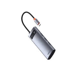 Baseus Metal Gleam Series 7v1 USB-C HUB Dokovací Stanice Space Grey  - obrázek 3