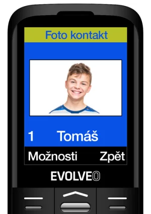 EVOLVEO EasyPhone FS, vyklápěcí telefon 2.8" pro seniory s nabíjecím stojánkem (černá barva) - obrázek 8