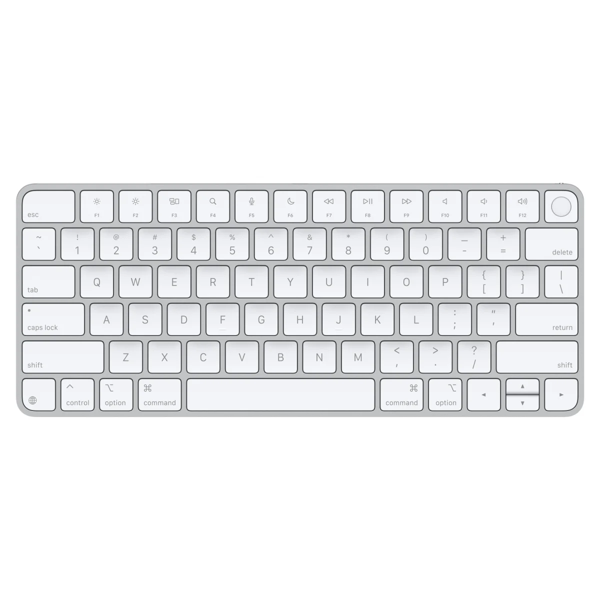 Apple Magic Keyboard Touch ID/Bezdrátová Bluetooth/US layout/Bílá