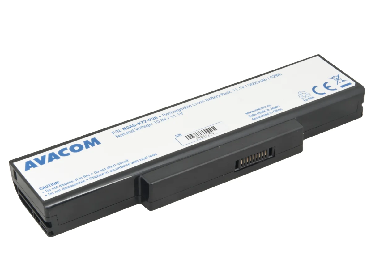 Baterie Asus A72/K72/N71/N73/X77 11,1V 5600mAh (AVACOM)