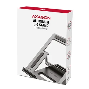 AXAGON STND-L stojan pro notebooky 10"-17,3" šedý - obrázek 3