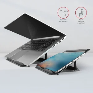 AXAGON STND-L stojan pro notebooky 10"-17,3" šedý - obrázek 8