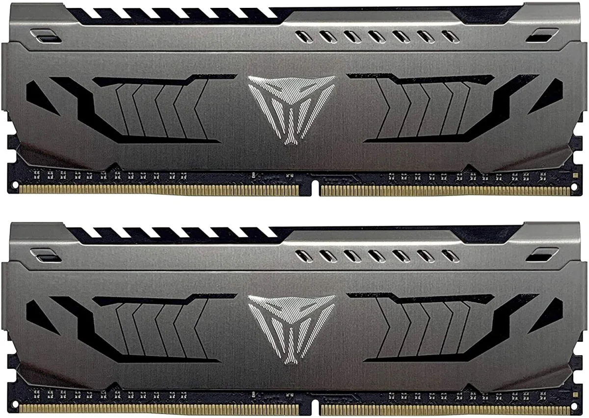 Patriot Viper Steel/DDR4/32GB/3200MHz/CL16/2x16GB/Grey