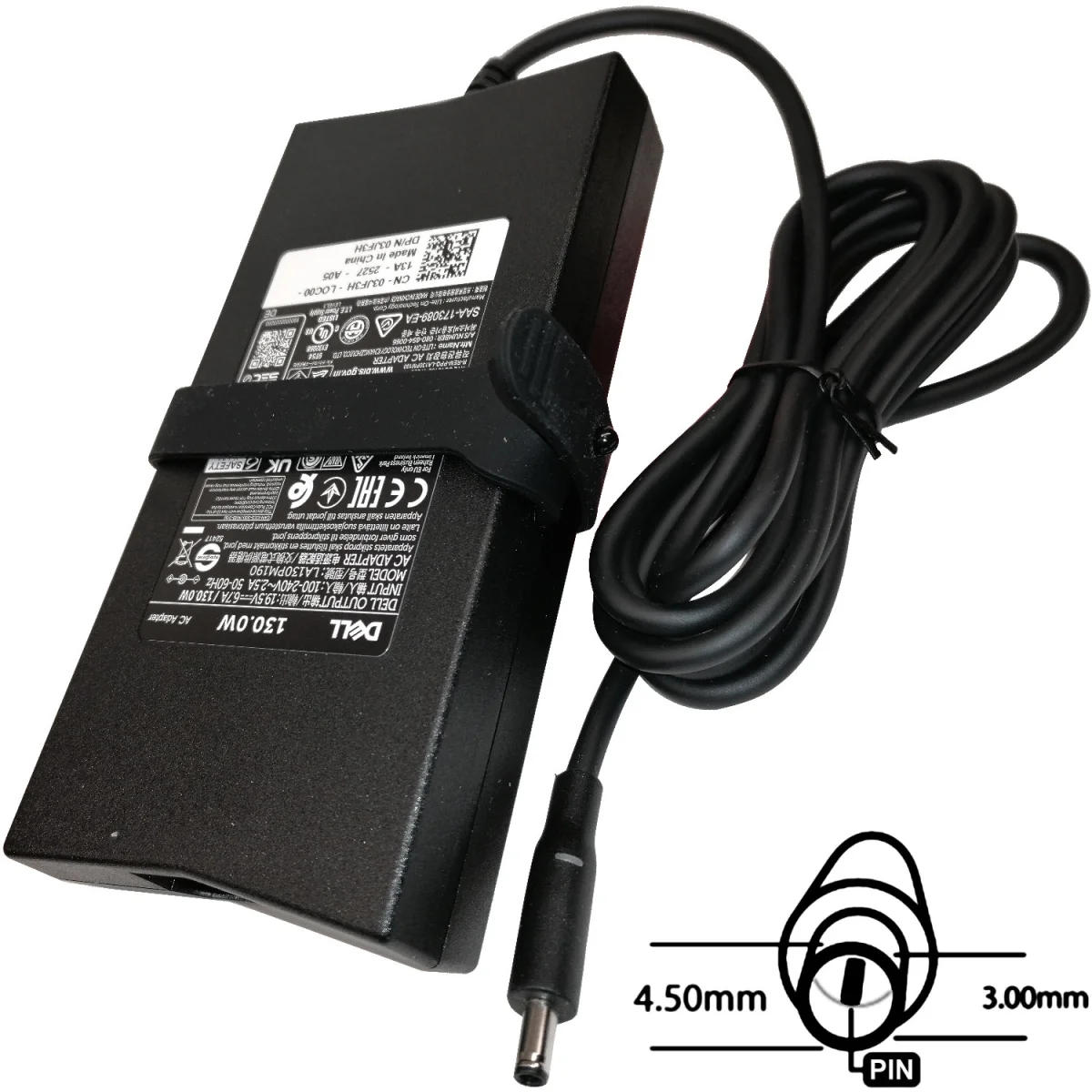 Napájecí adaptér SIL 130W 19,5V 4,5x3,0mm DELL