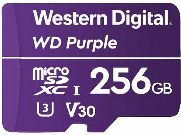 WD Purple microSDXC 256GB 100MB/s U3