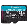 128GB microSDXC Kingston Canvas Go! Plus A2 U3 V30 170MB/s bez adapteru