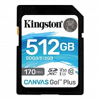 512GB SDXC Kingston U3 V30 170/90MB/s