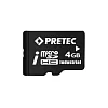 Pretec Industrial microSDHC Card 4GB, -40°C/+85°C