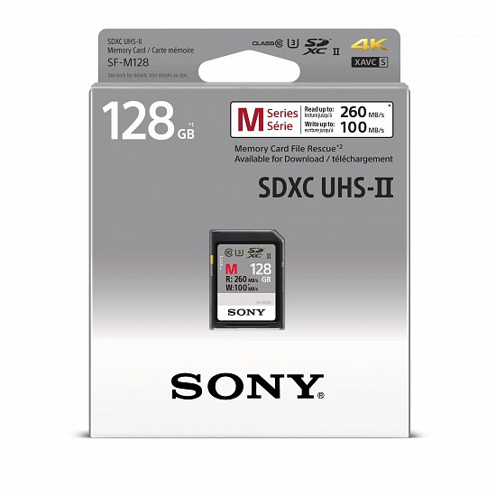SONY SD karta SFG1M, 128GB, class 10, až 260MB/s, pro 4K