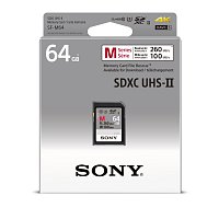 SONY SD karta SF64M, 64GB, class 10, až 260MB/s, pro 4K