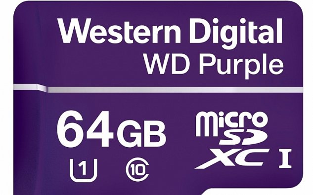 WD Purple microSDXC 64GB 100MB/s U1