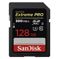 SanDisk Extreme Pro SDXC 128GB 300MB/S UHS-II
