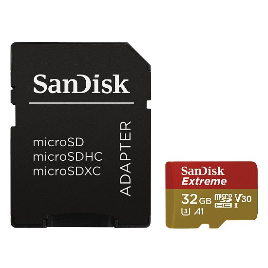SanDisk Extreme microSDHC 32GB 100MB/s+adaptér