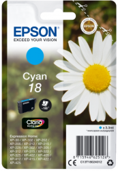 Epson Singlepack Cyan 18 Claria Home Ink