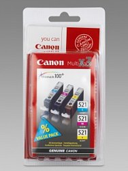 Canon pack CLI-521 C/M/Y