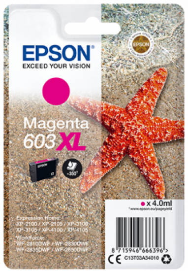 EPSON siglepack, Magenta 603XL