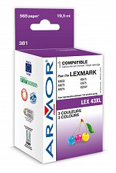 Armor ink-jet Lexmark X4850 color,19.5ml(18X0143E)