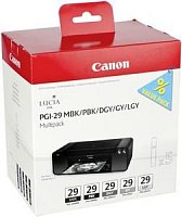 Canon PGI-29 MBK/PBK/DGY/GY/LGY/CO Multi pack