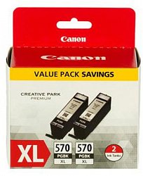 Canon PGI-570XL PGBK, 2-pack černý velký