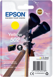 EPSON singlepack,Yellow 502,Ink,standard