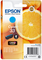 Epson Singlepack Cyan 33 Claria Premium Ink