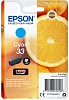 Epson Singlepack Cyan 33 Claria Premium Ink