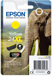 Epson Singlepack Yellow 24XL Claria Photo HD Ink