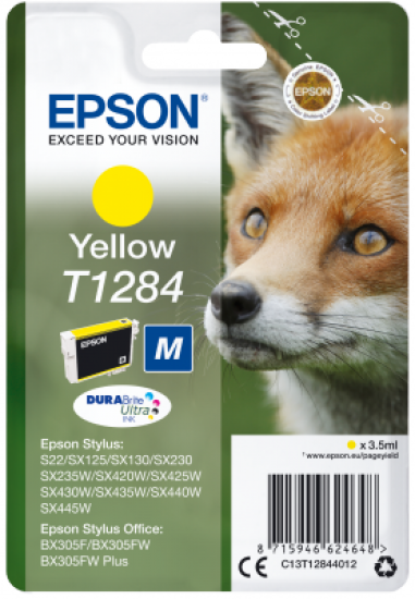 Yellow Ink Cartridge  (T1284)