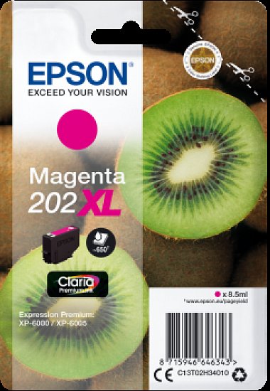 EPSON singlepack,Magenta 202XL,Premium Ink,XL