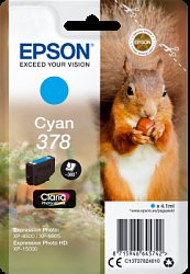 Epson Singlepack Cyan 378 Claria Photo HD Ink