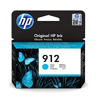 HP 912 ink. azurová 3YL77AE
