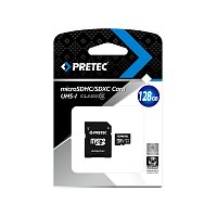 Pretec MicroSDXC 128 GB CLASS 10 UHS-I + SD adapt