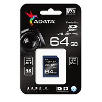 ADATA SDXC 64GB UHS-I U3 V30S 95/60MB/s