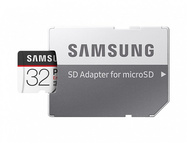 Micro SDHC 32GB Samsung PRO endurance + SD adaptér